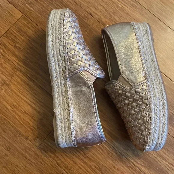 Sam Edelman Catherine rose gold espadrille shoe - size 8 - leather - Picture 7 of 7